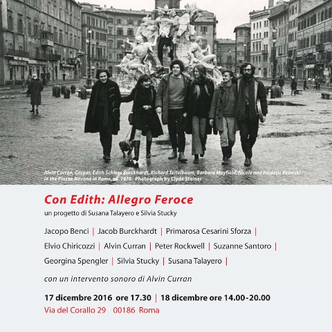 Con Edith: Allegro Feroce